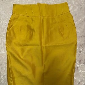 Reiss Vibrant Yellow Pencil Skirt
